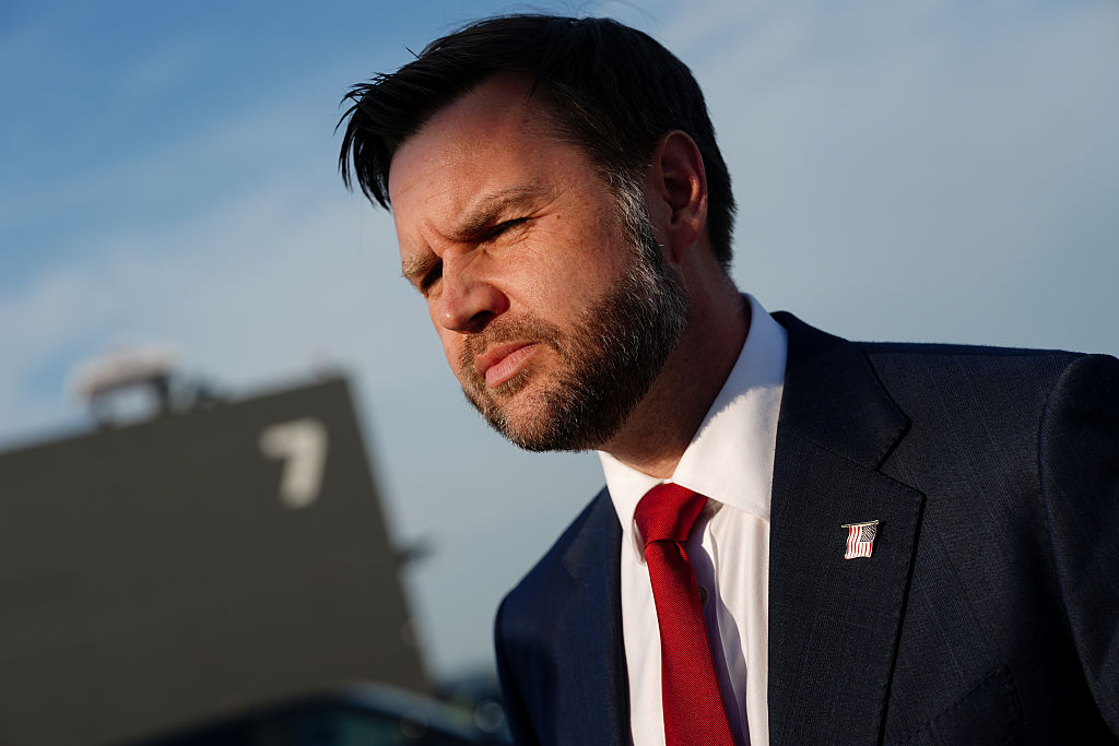 U.S. Vice President JD Vance arrives to board Air Force Two, after the U.S. and Iran held high-level talks at the Lake Lucerne Summit, at Emmen Military Air Base June 22, 2026 in Emmen, Switzerland.