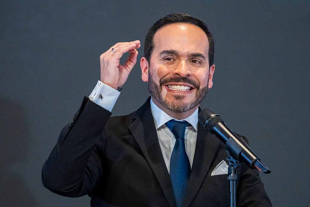 President-elect of Colombia, Abelardo de la Espriella, gives a speech during an event to certify him as the new president of Colombia at Corferias Bogota on June 25, 2026 in Bogota, Colombia.